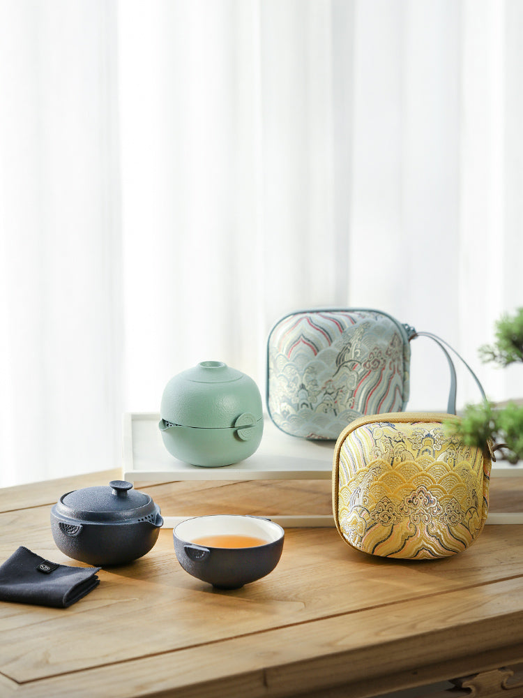 Travel tea set portable travel tea set outdoor tea brewing set