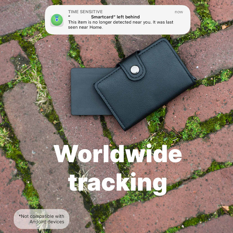 Wallet Tracker Karte wiederaufladbar 1,8 mm dünn