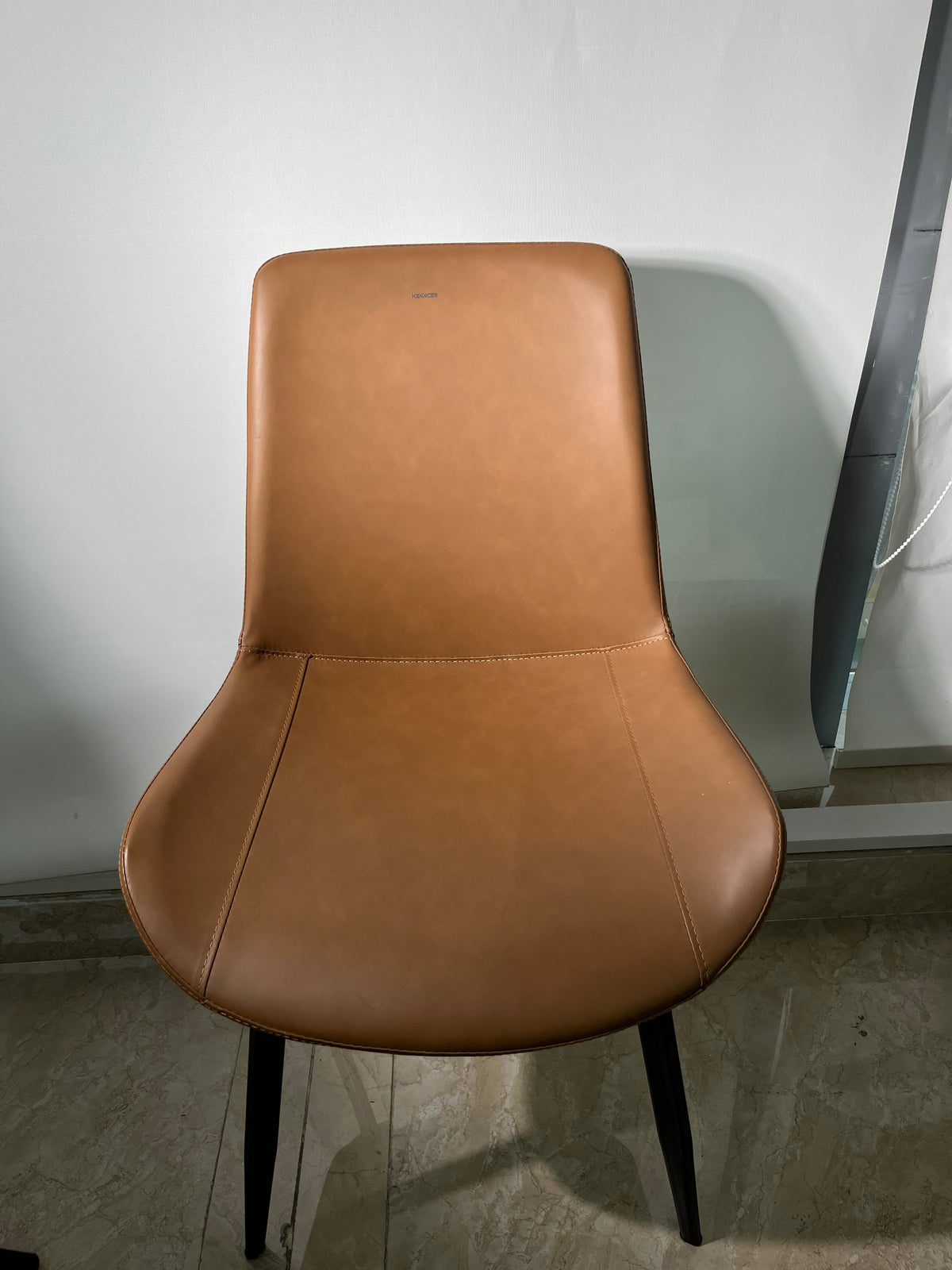 Italian modern home chair Nordic light luxury simple dining chair