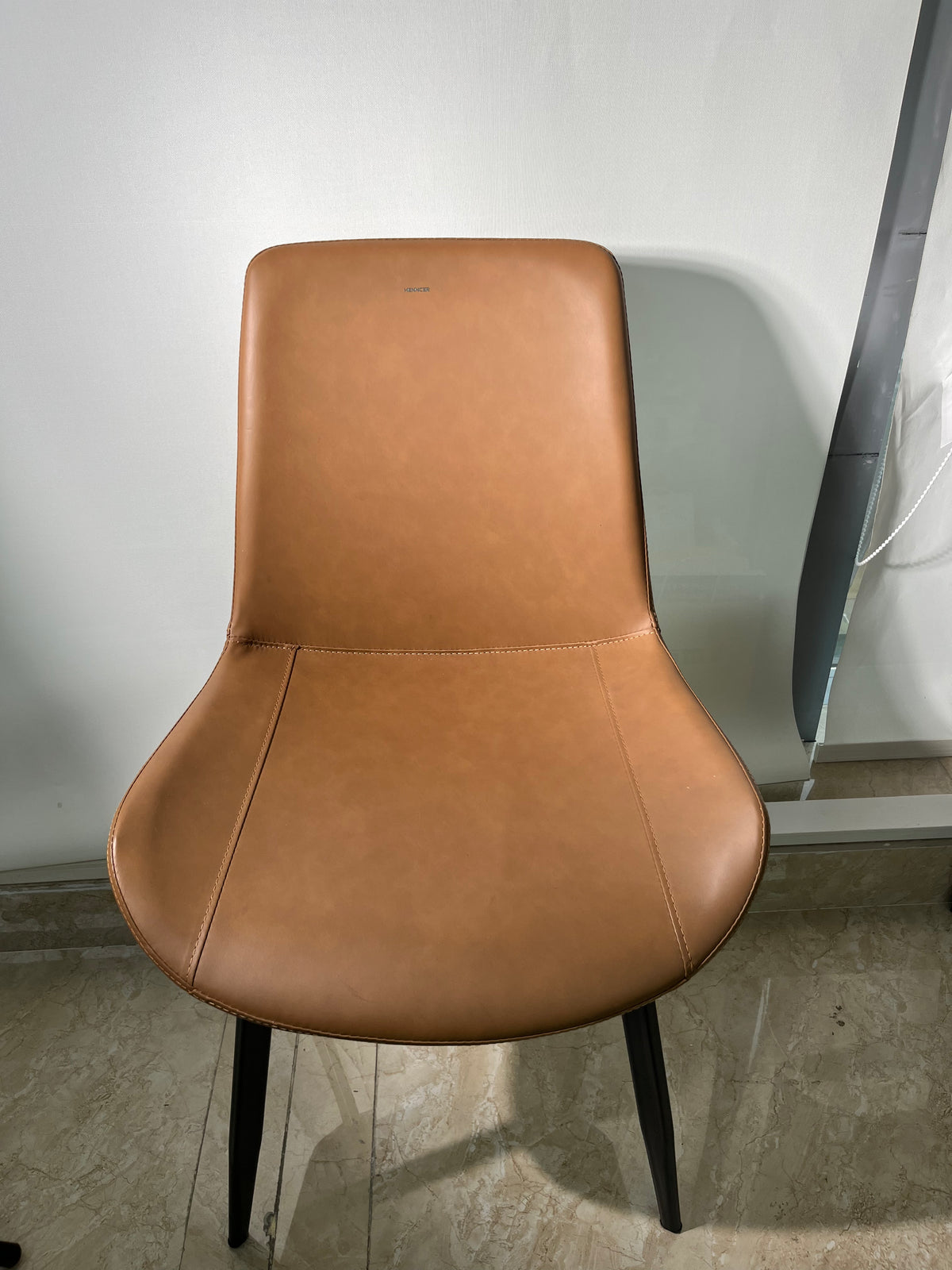 Italian modern home chair Nordic light luxury simple dining chair