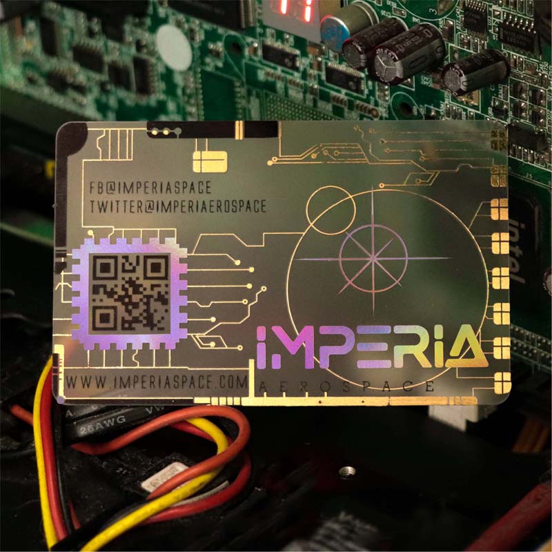 QR code and NFC Business Cards Frosted Plastic Business Cards