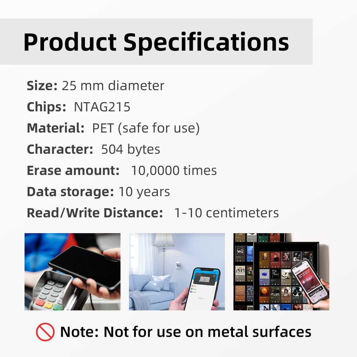 NFC Sticker — NTAG 213