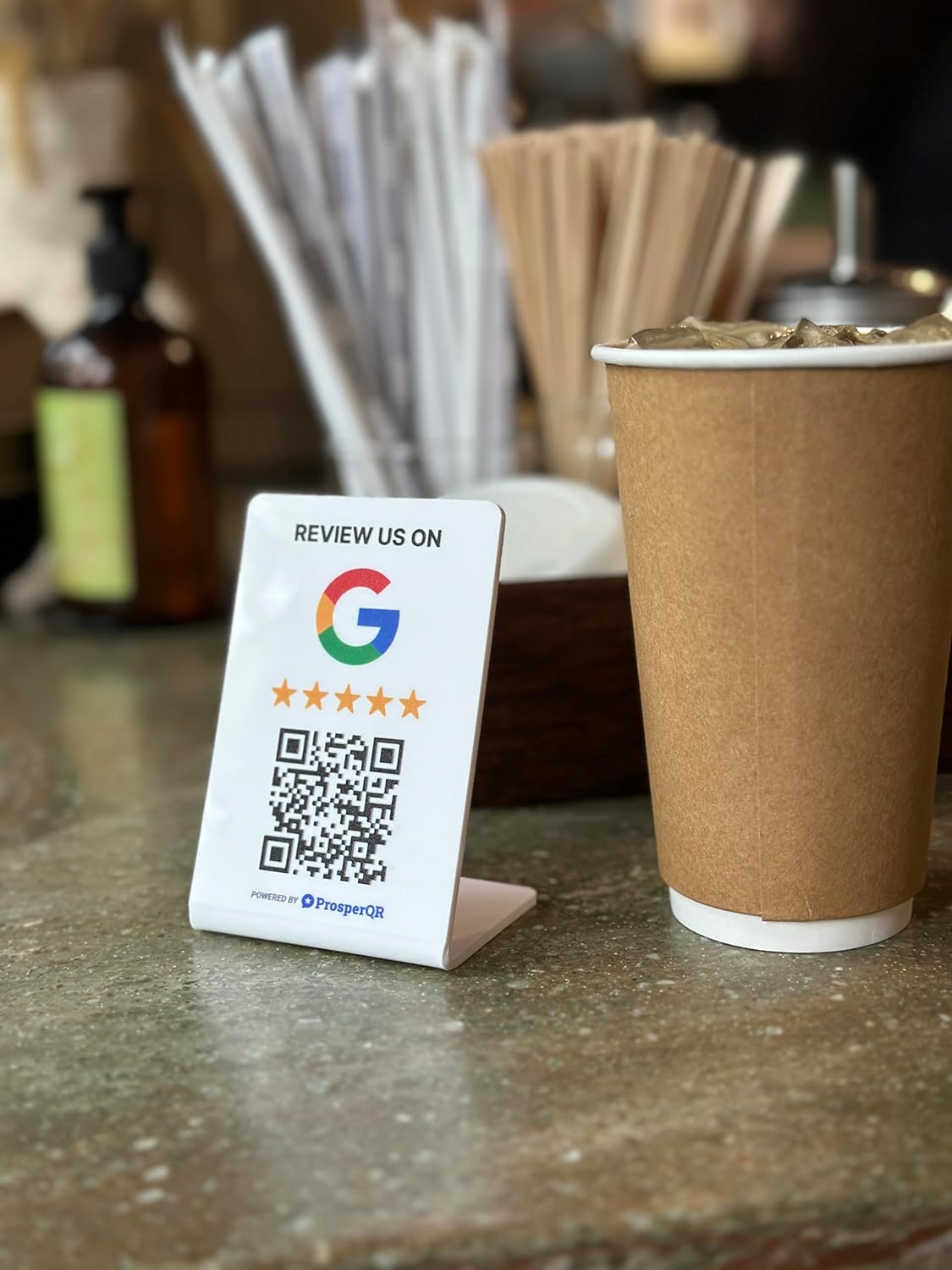 Tap Google Review Stand