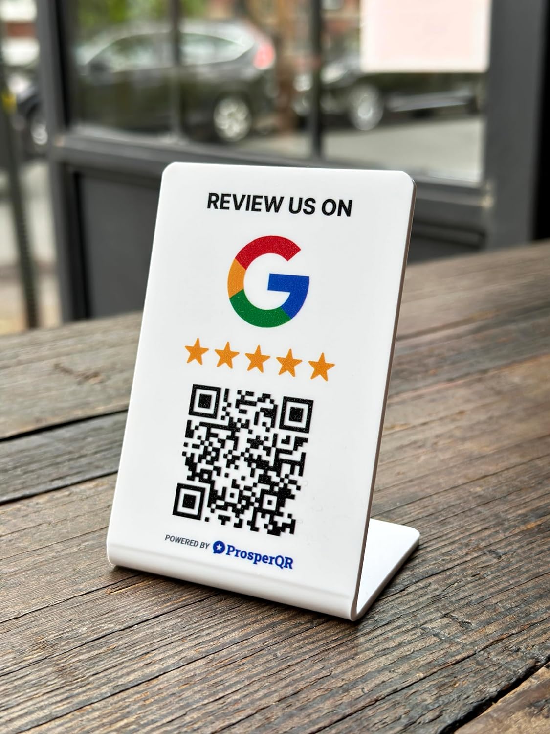 Tap Google Review Stand