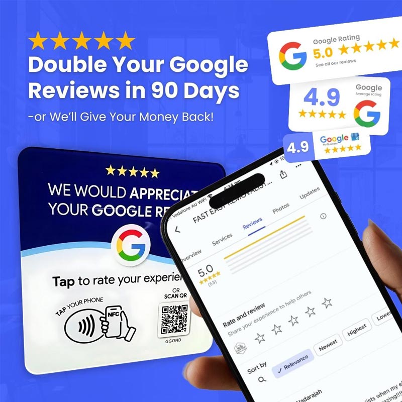 Google Review Plaque-Desktop paste