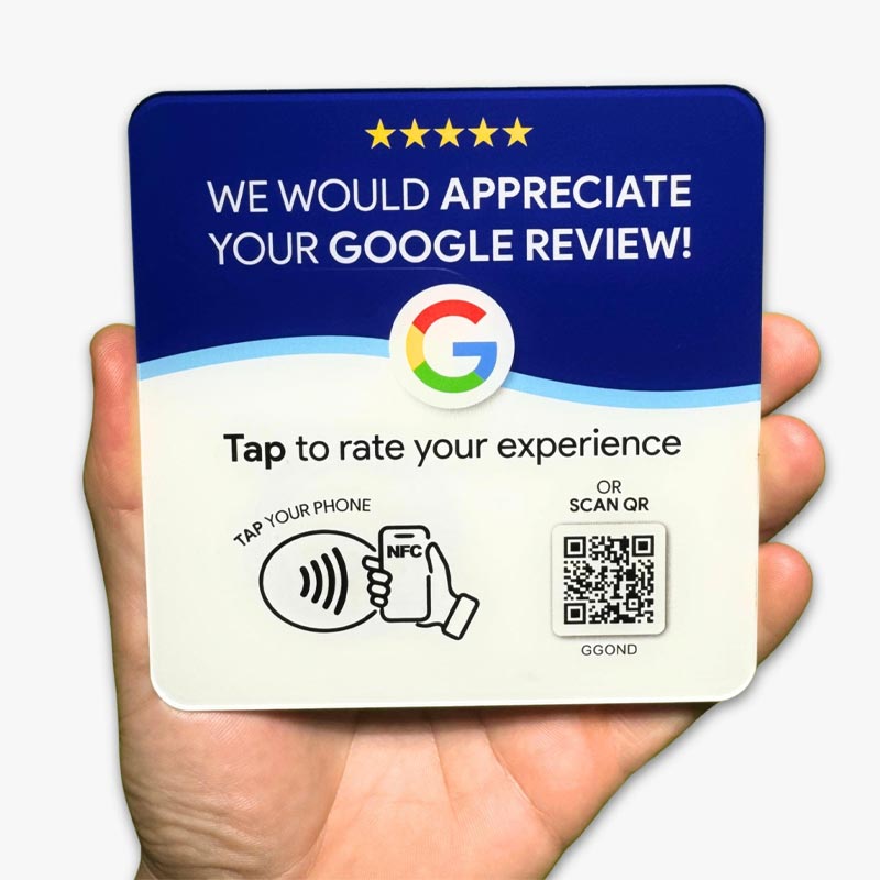 Google Review Plaque-Desktop paste