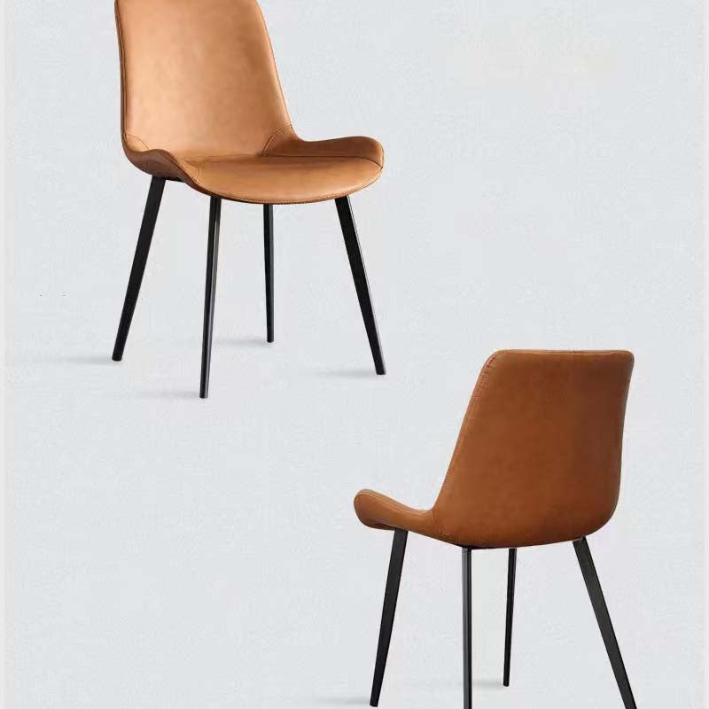 Italian modern home chair Nordic light luxury simple dining chair