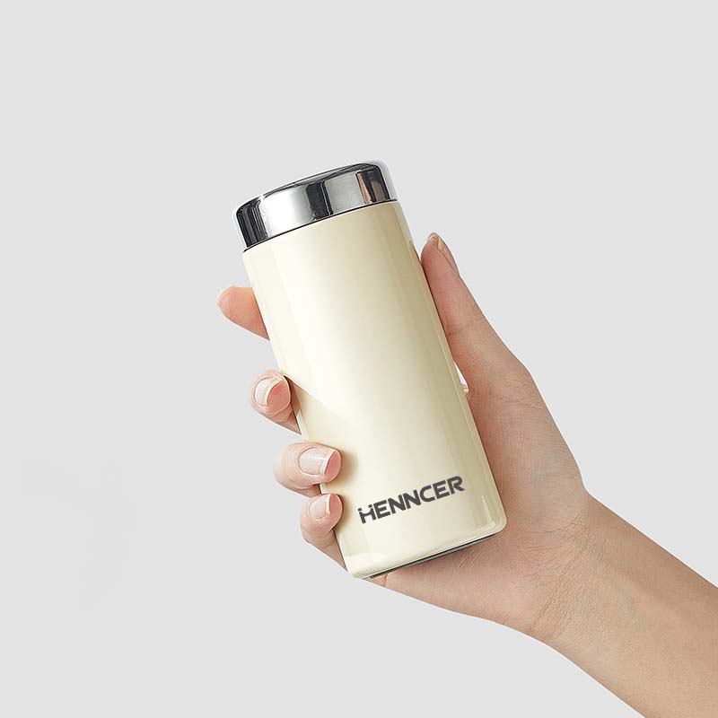 Mini thermos cup, small and portable, small capacity ceramic liner, coffee cup, pocket cup, water cup