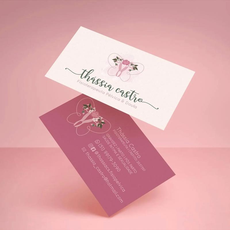 BUSINESS CARD—VERTICAL WITH PHOTO